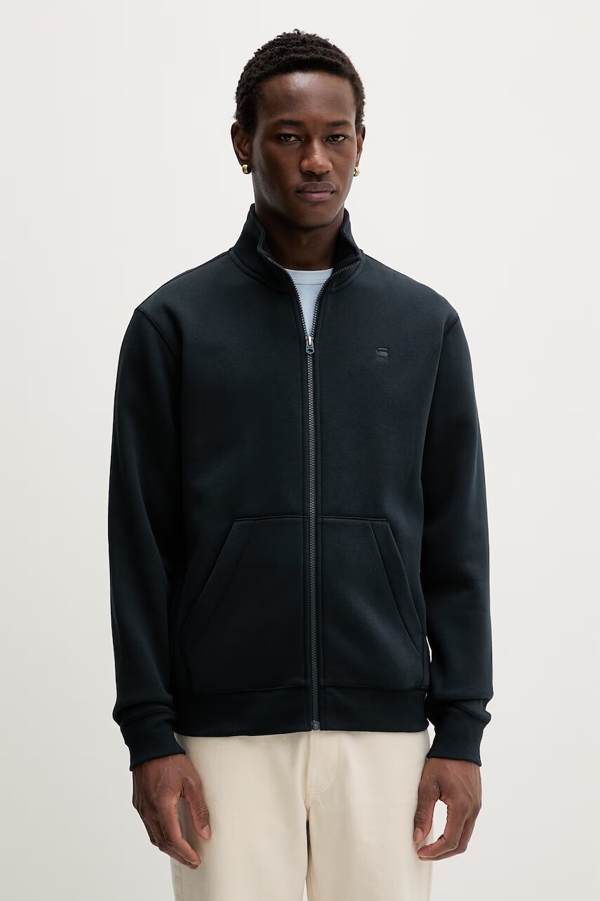 G-Star pánska mikina na zips s bavlnou Premium core track