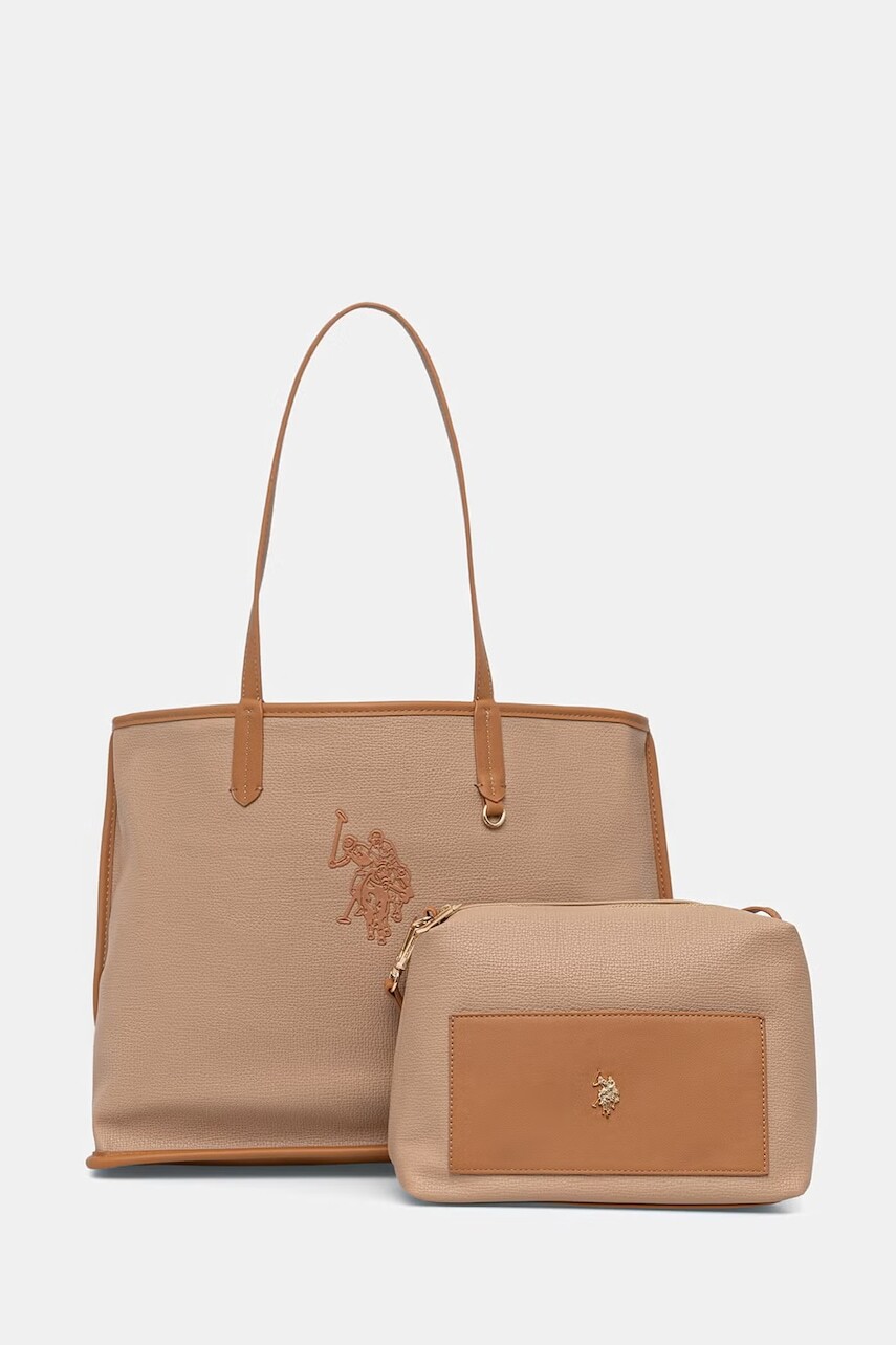 U.S. Polo Assn. kabelka typu shopper dámska z imitácie kože SURREY