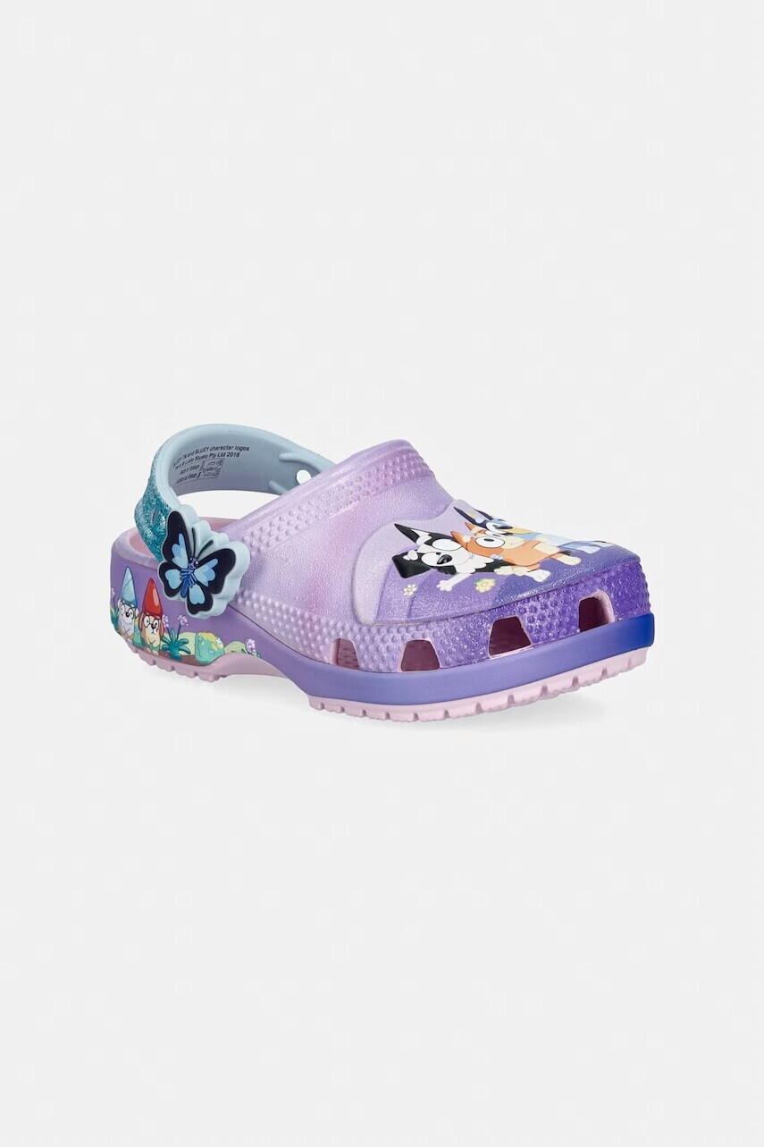 Crocs detské šľapky CLASSIC BLUEY MULTI PINK CLOG T