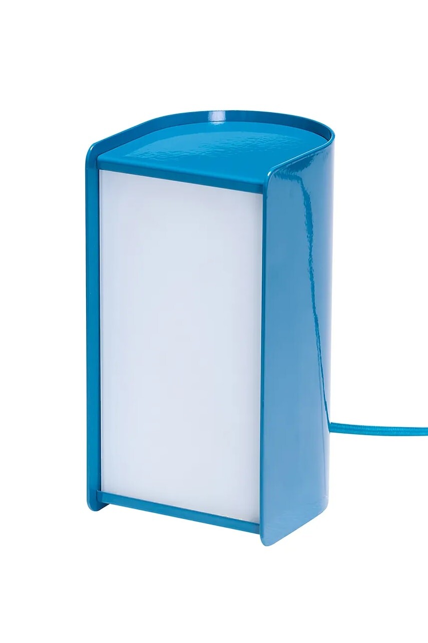 Hübsch lampa stolná z lešteného kovu 11 x 11 x 30 cm