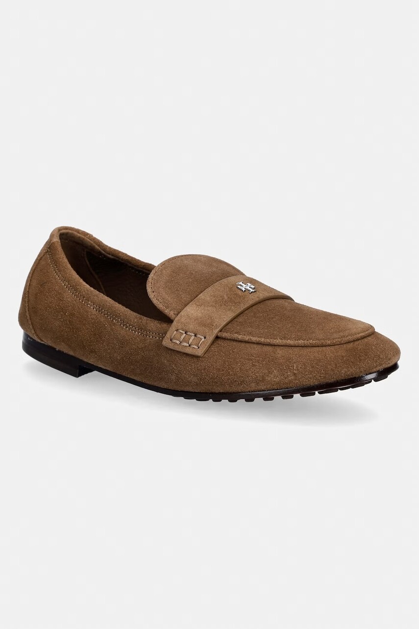Tory Burch dámske semišové mokasíny Ballet Loafer