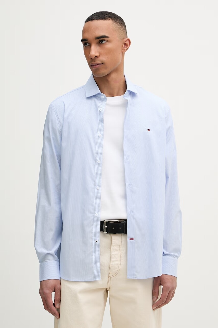Tommy Hilfiger košeľa pánska bavlnená s elastanom