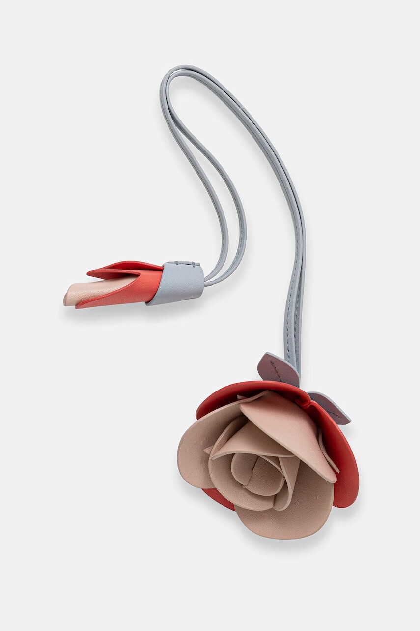 Furla prívesok dámsky kožený Allegra Rose Charm
