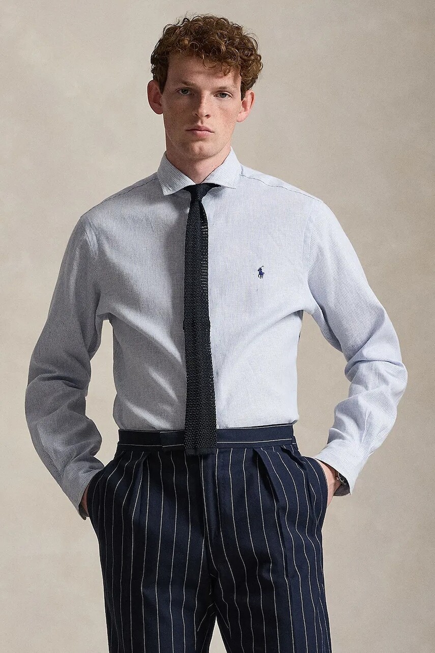 Polo Ralph Lauren košeľa pánska s bavlnou