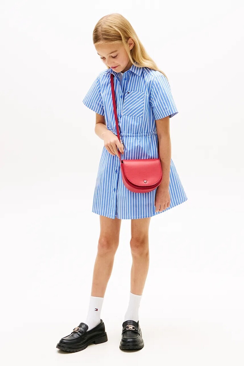 Tommy Hilfiger košeľové šaty bavlnené