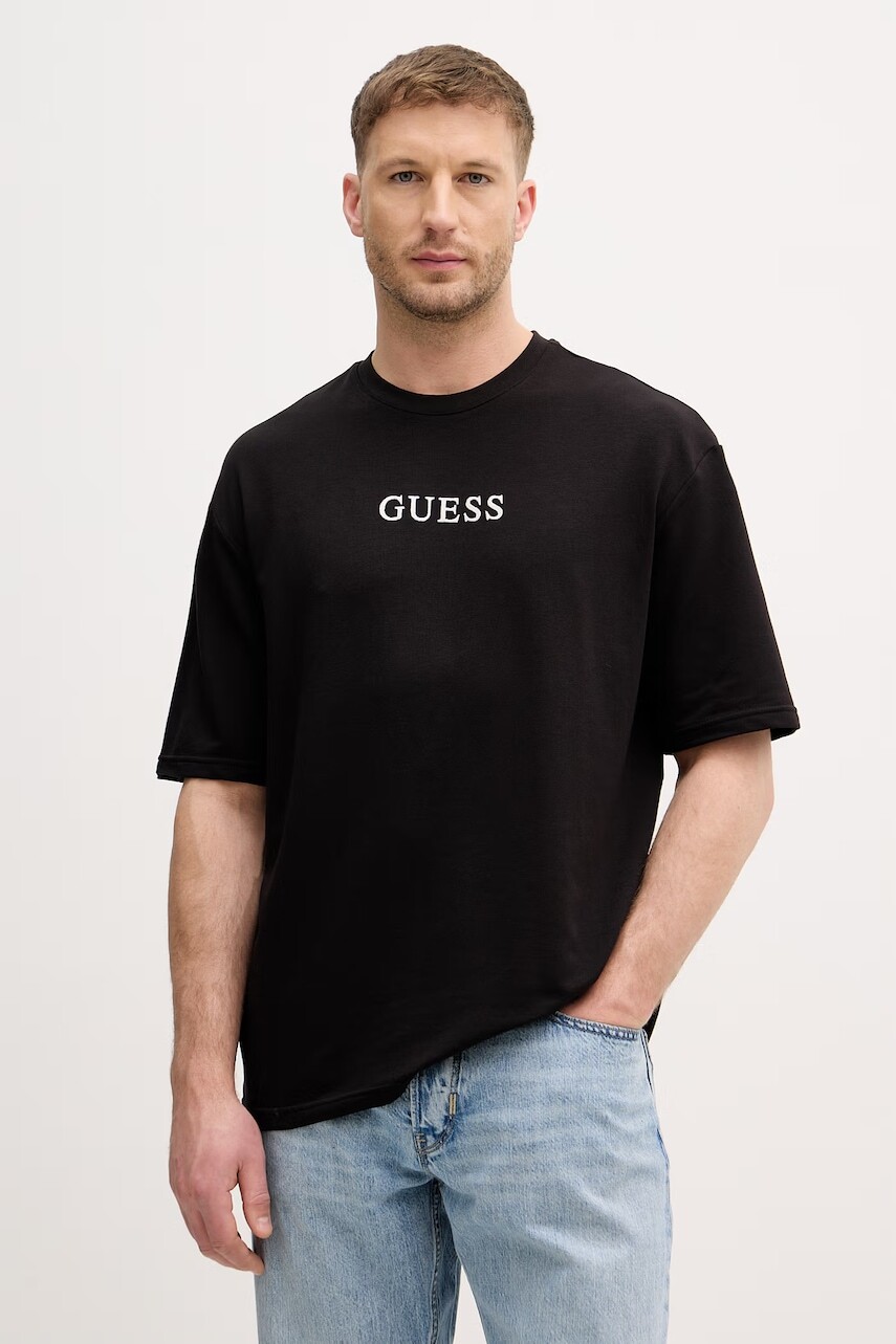 Guess tričko pánske s bavlnou BRIAN