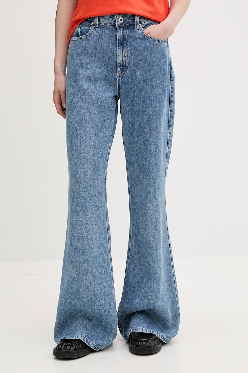 Karl Lagerfeld Jeans Zvonové rifle dámske