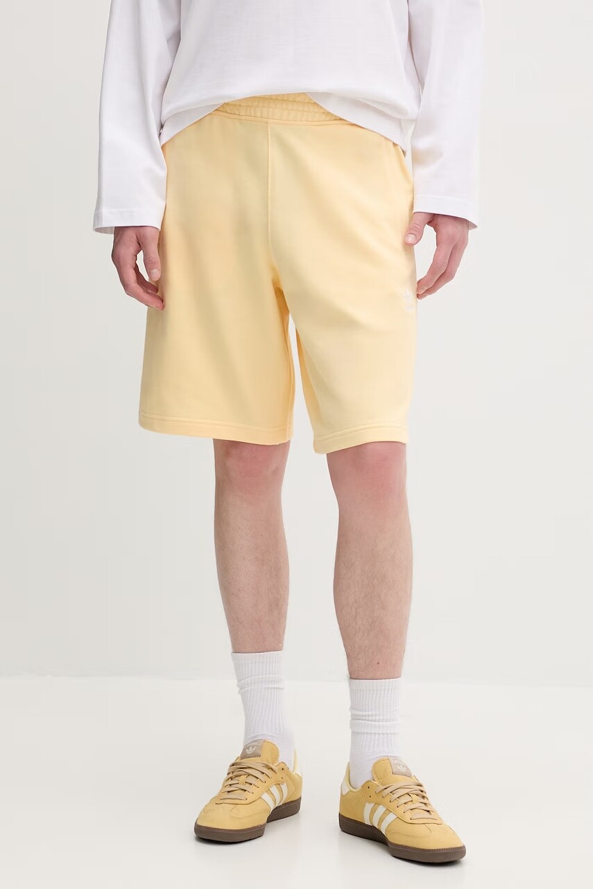adidas Originals teplákové šortky pánske bavlnené