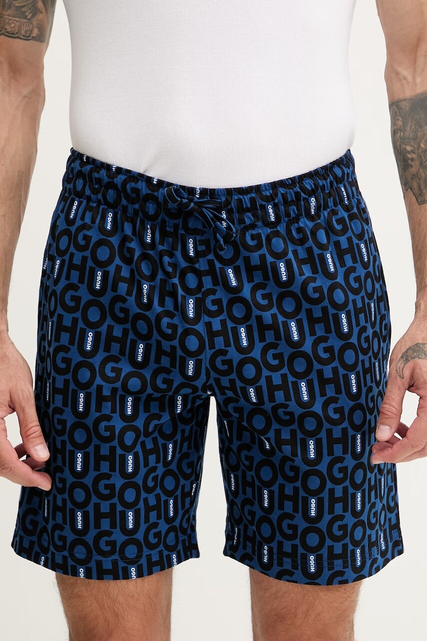 HUGO pyžamové šortky pánske bavlnené MILO SHORTS