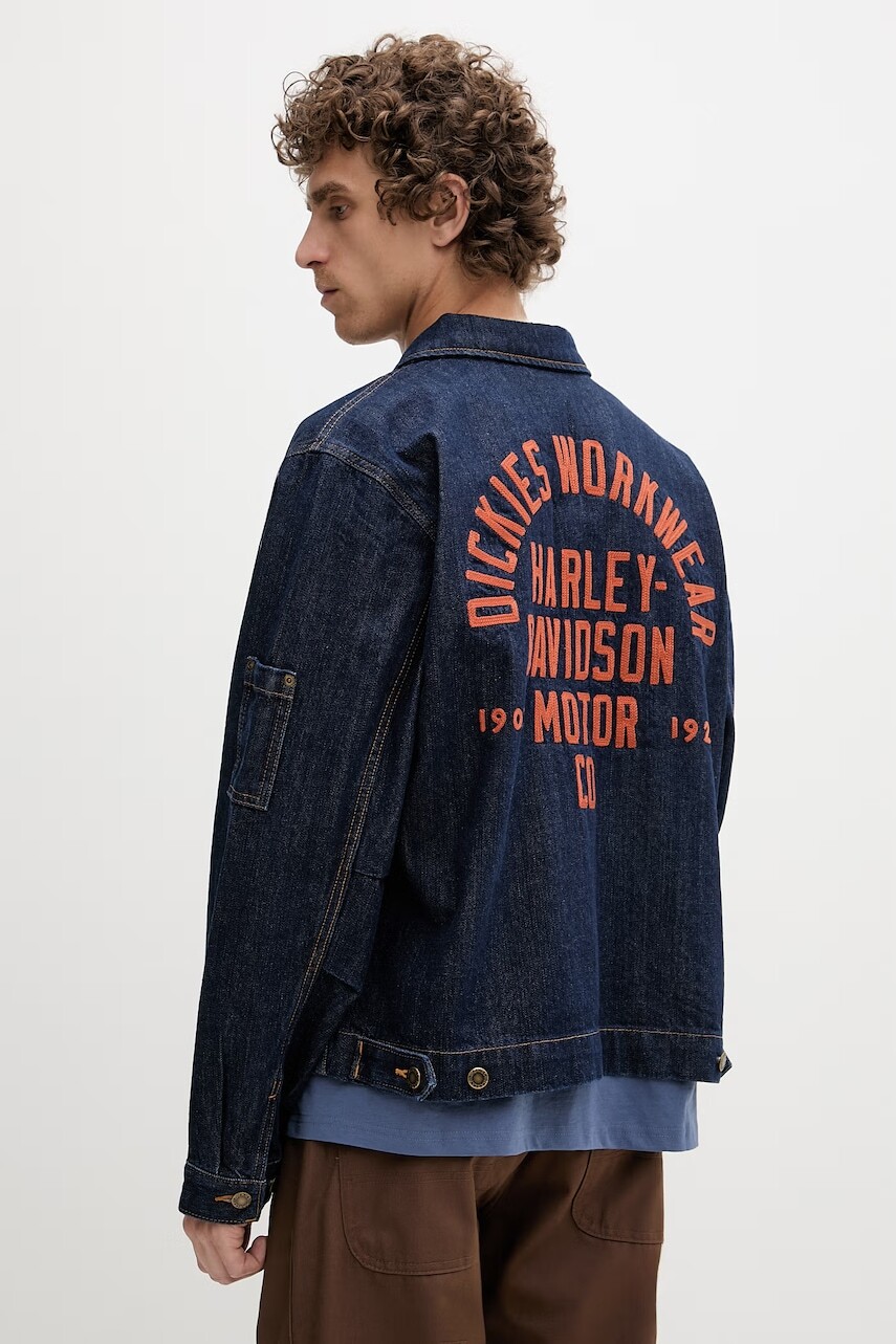 Dickies prechodná bunda pánska rifľová