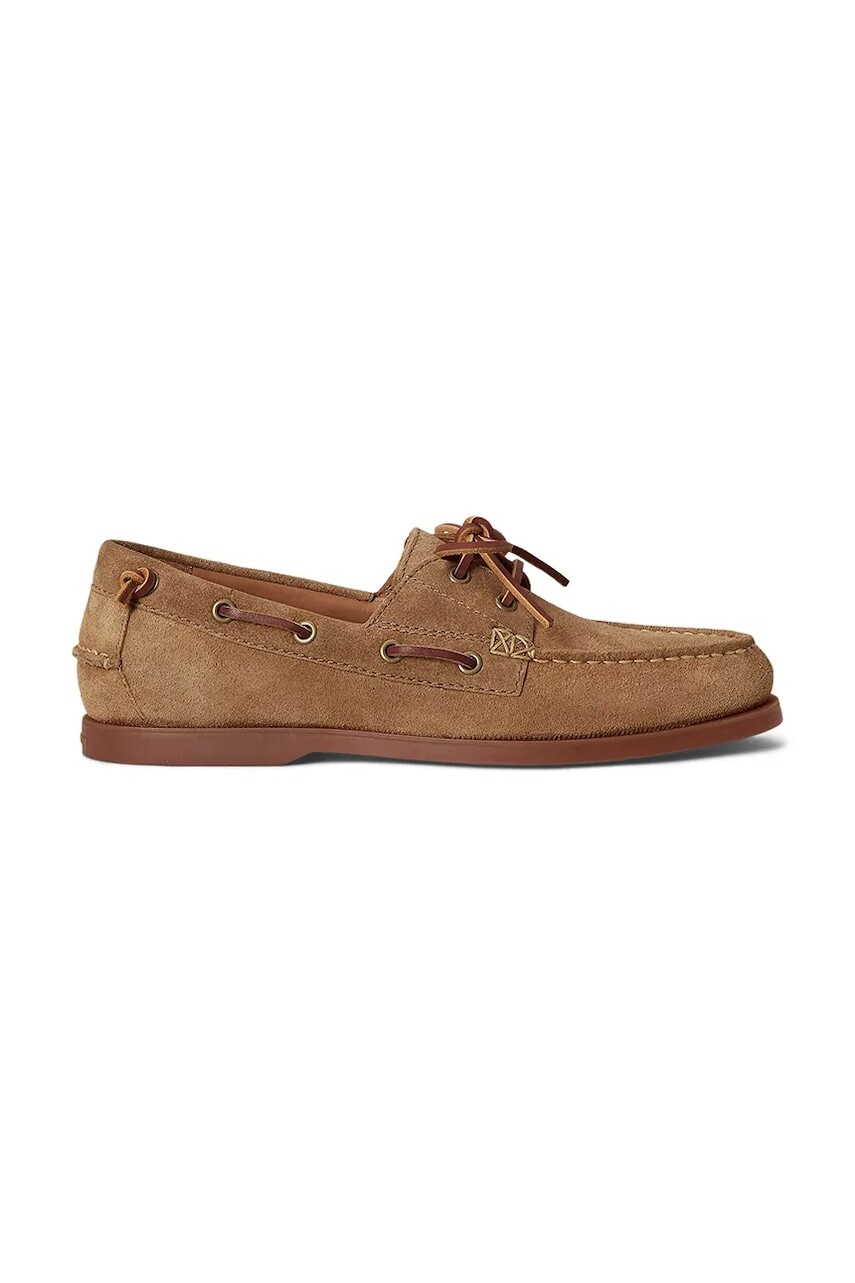 Polo Ralph Lauren mokasíny pánske semišové Merton Boat