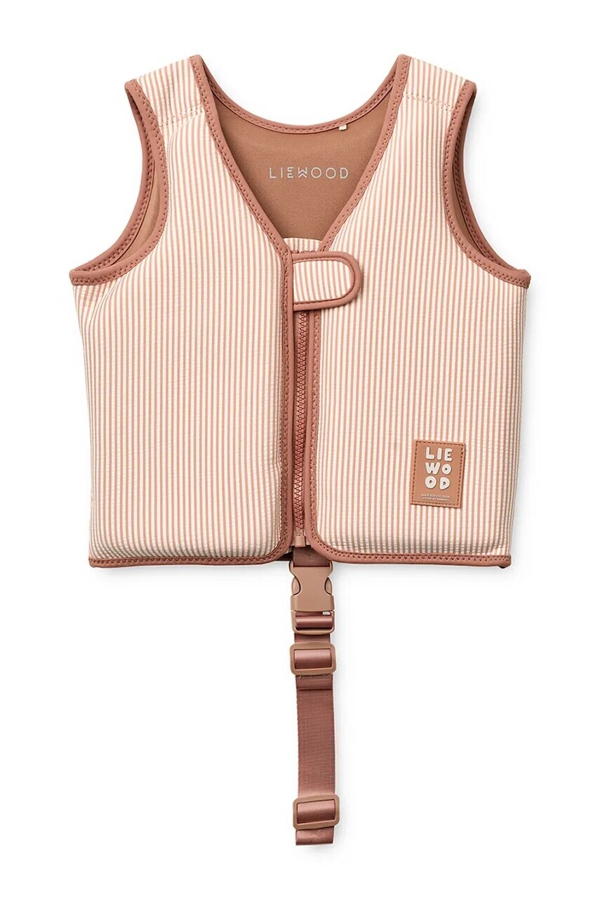 Liewood plavecká vesta Dove Seersucker Swim Vest