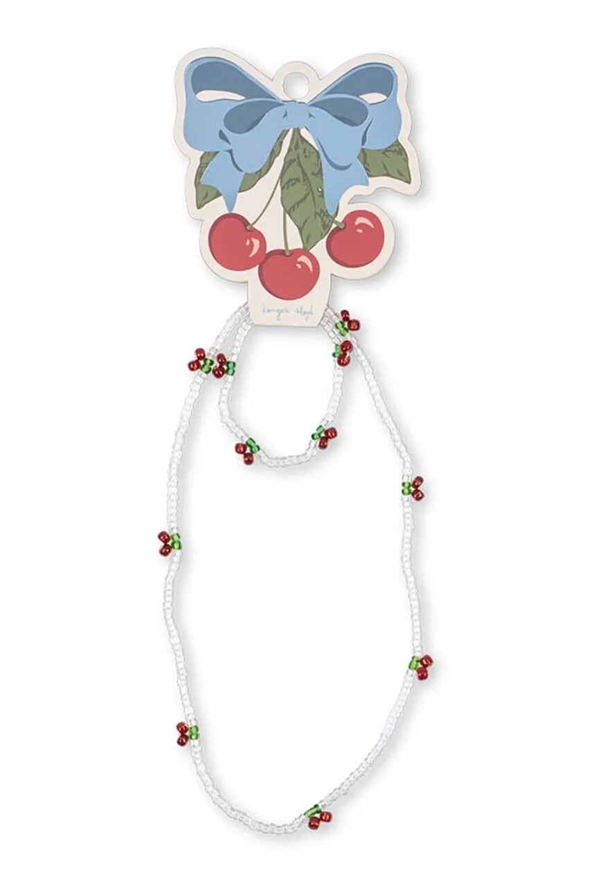 Konges Sløjd sada detských šperkov PEARLY CHERRY NECKLACE AND BRACELET SET