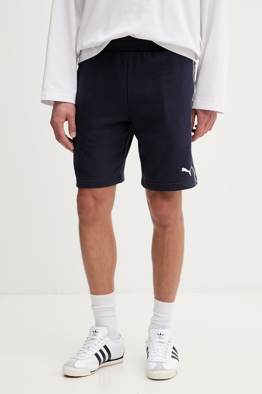 Puma teplákové šortky pánske s bavlnou Essential Tape