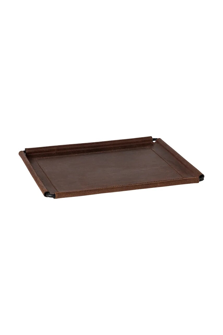 Costa Nova podnos na servírovanie z prírodnej kože 30,6 x 25,8 cm