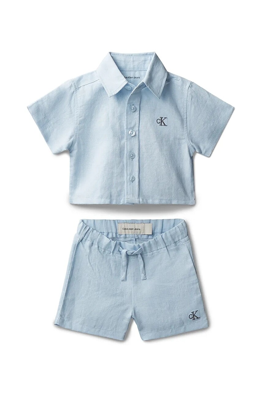 Calvin Klein Jeans súprava dojčenská s ľanom