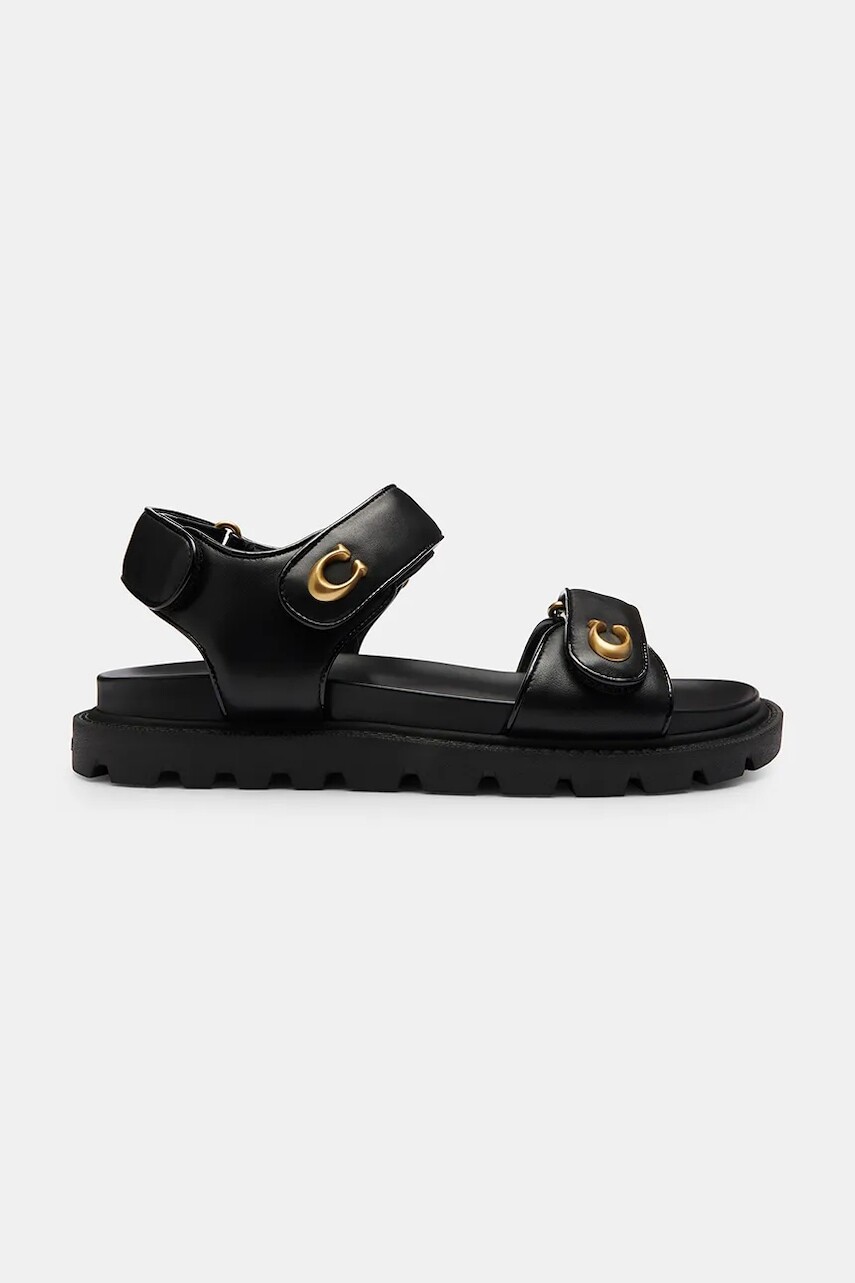 Coach sandále dámske kožené Brynn Leather Sandal