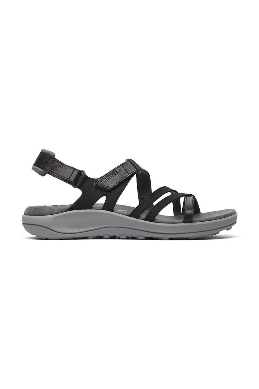Merrell sandále s otvorenou pätou dámske kožené HARBOR BACKSTRAP