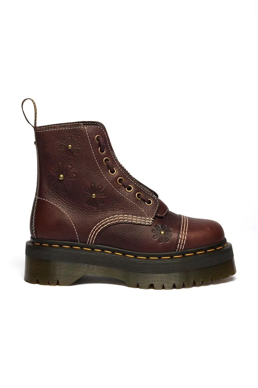 Dr. Martens obuv dámska kožená Sinclair Flower