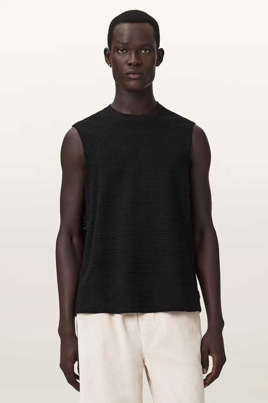 AllSaints top pánsky bavlnený COVE