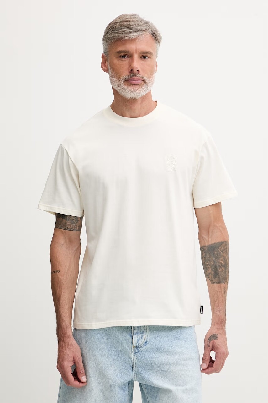 Rip Curl tričko pánske bavlnené SEARCH EMBROIDERY