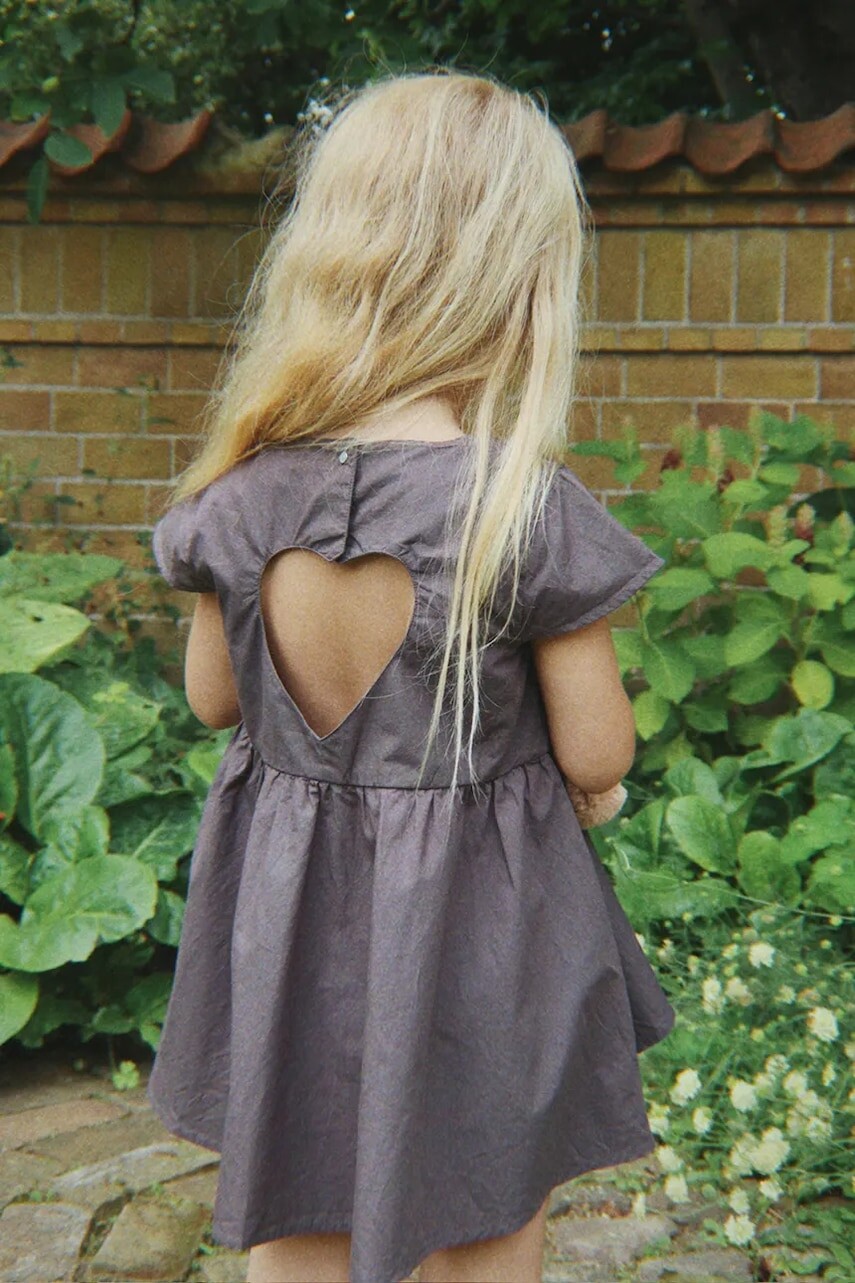 Konges Sløjd šaty bavlnené HEARLY DRESS GOTS