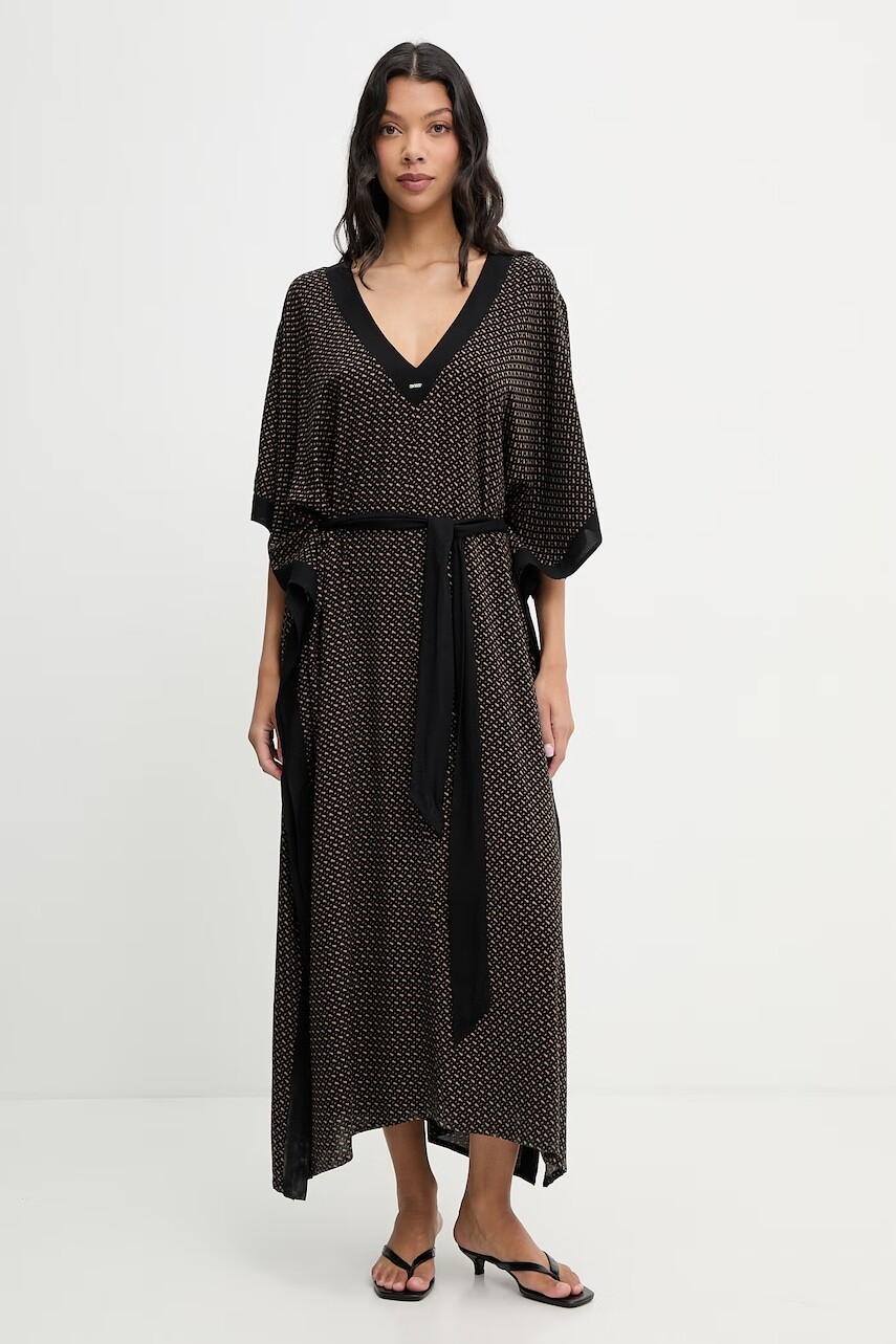 BOSS plážové šaty dámske Monogram_Kaftan