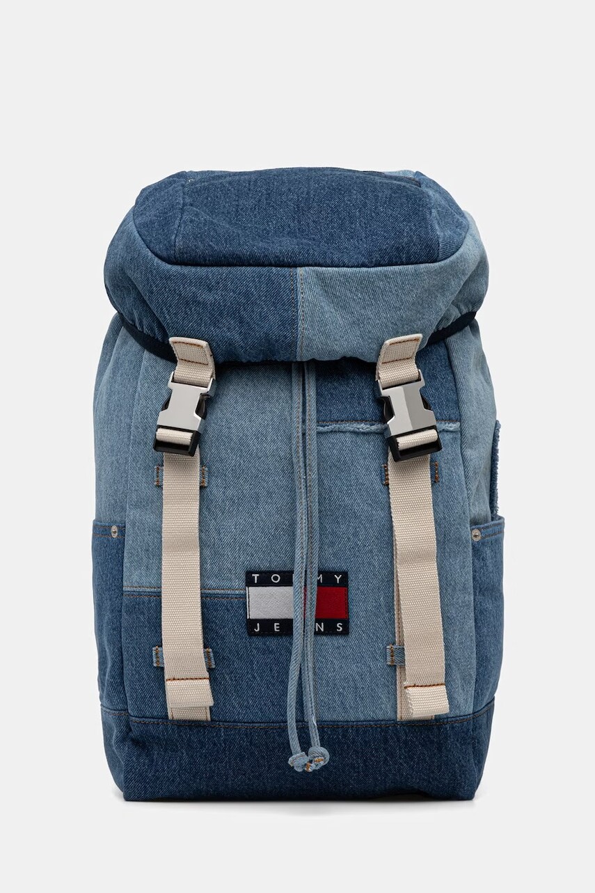 Tommy Jeans dámsky cestovný ruksak do kabíny rifľový