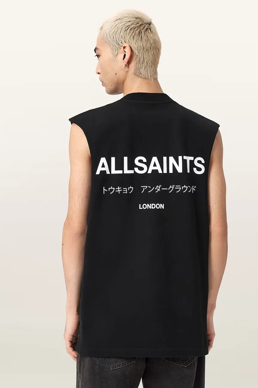AllSaints tričko pánske bavlnené UNDERGROUND