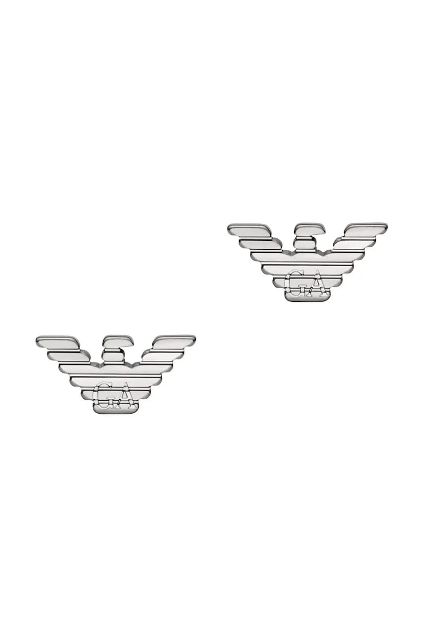 Emporio Armani náušnice pánske z nehrdzavejúcej ocele Eagle Logo