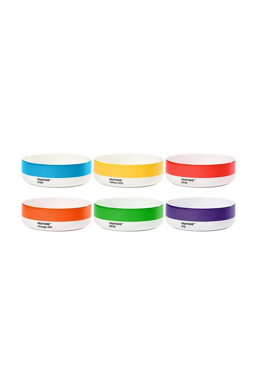 Pantone sada mištičiek vyrobená z porcelánu