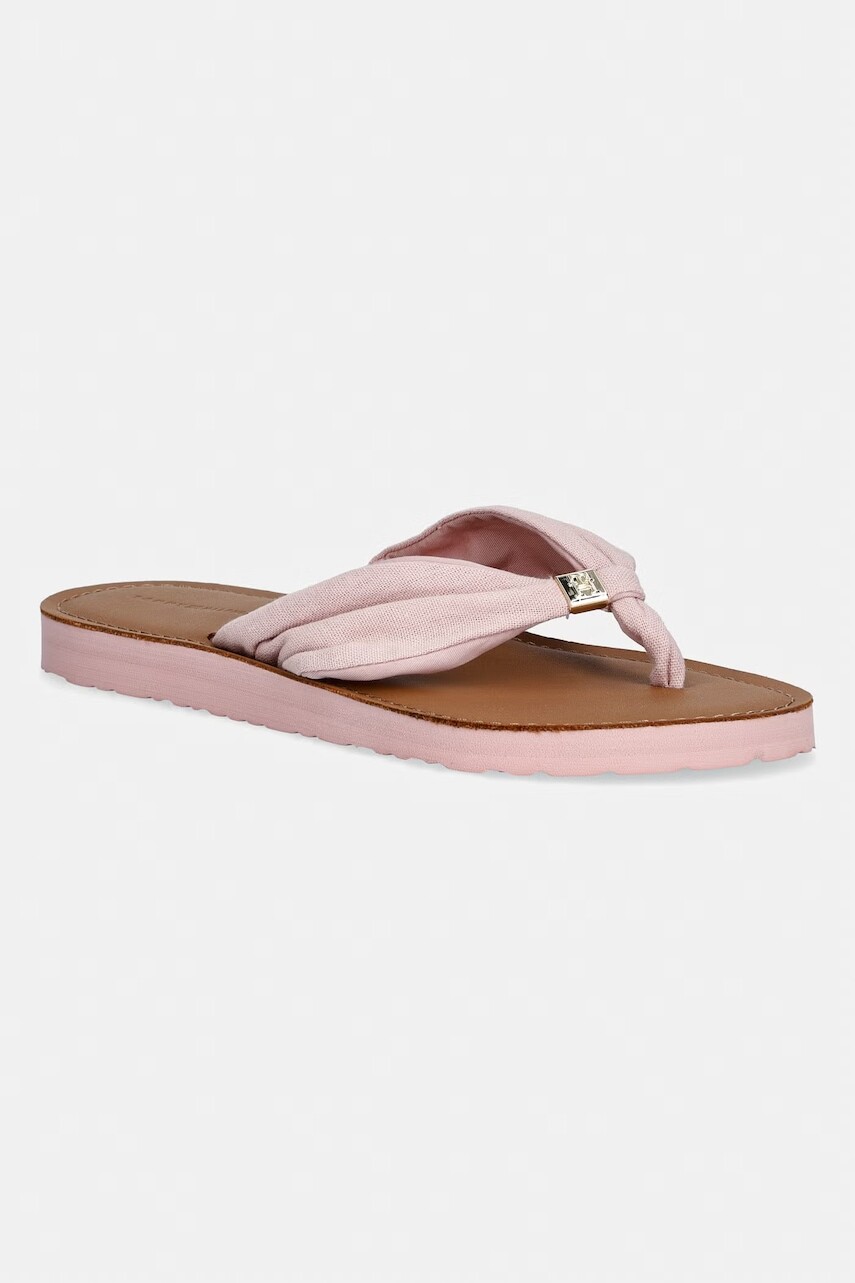 Tommy Hilfiger šľapky dámske TH LTR FOOTBED SUMMER SANDAL