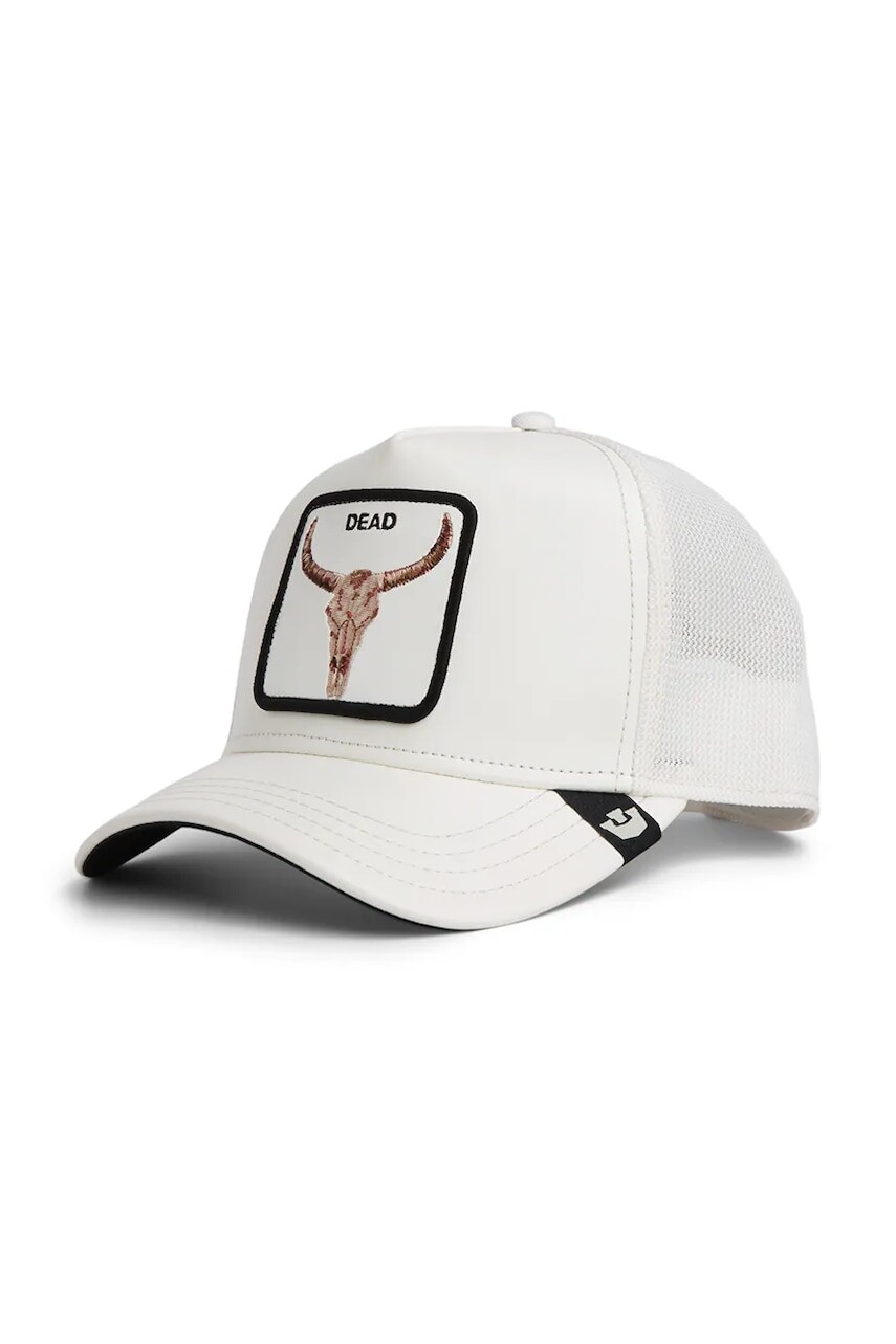 Goorin Bros šiltovka trucker Faux Leather Bull Skull