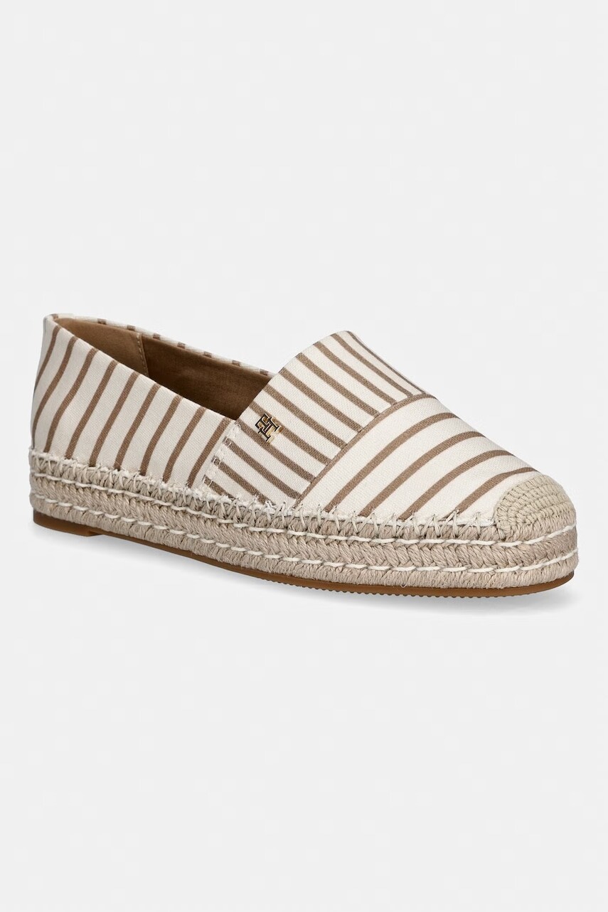 Tommy Hilfiger espadrilky dámske TH PLATFORM ESPADRILLE STRIPES