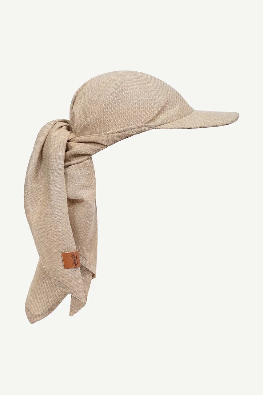 RUSLAN BAGINSKIY dámska bavlnená Ruslan Baginskiy Logo Patch Scarf Visor