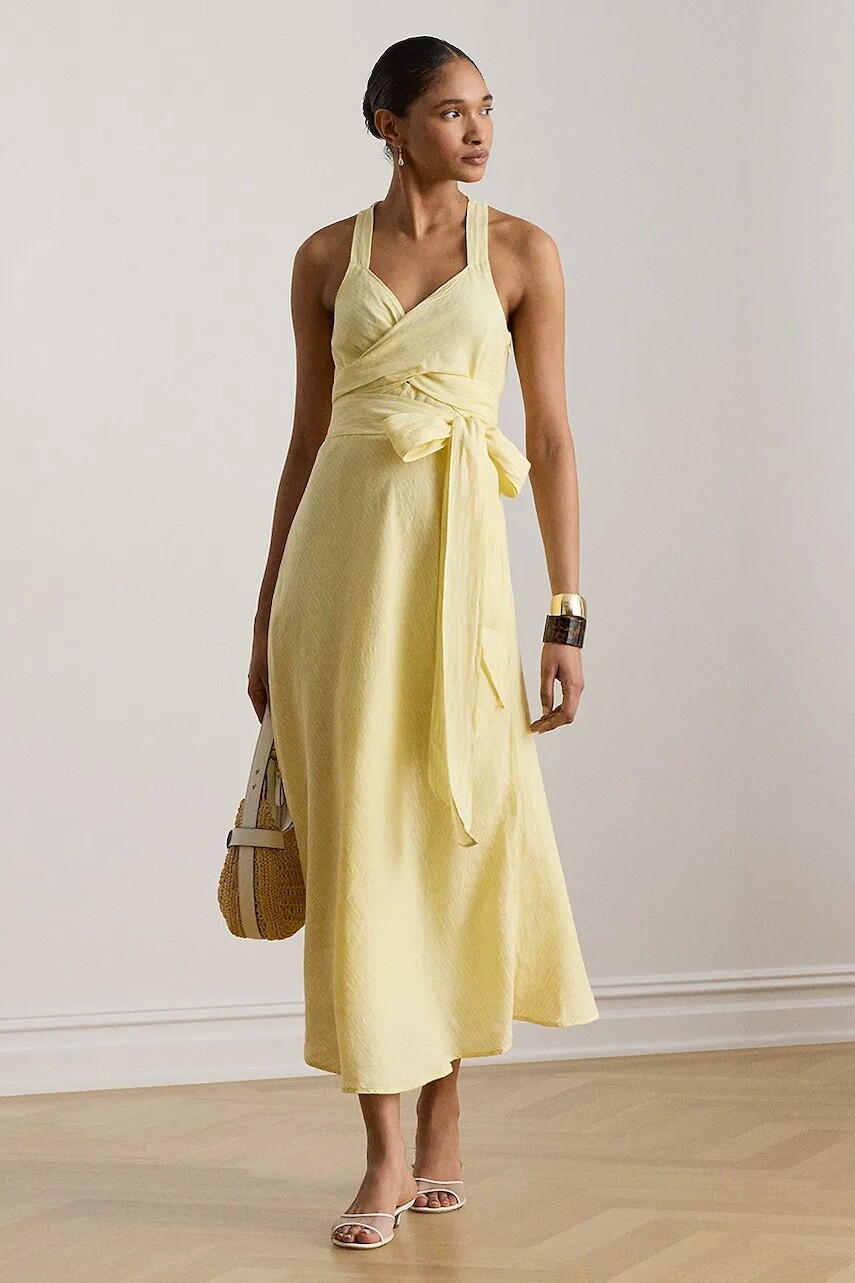 Lauren Ralph Lauren letné šaty ľanové