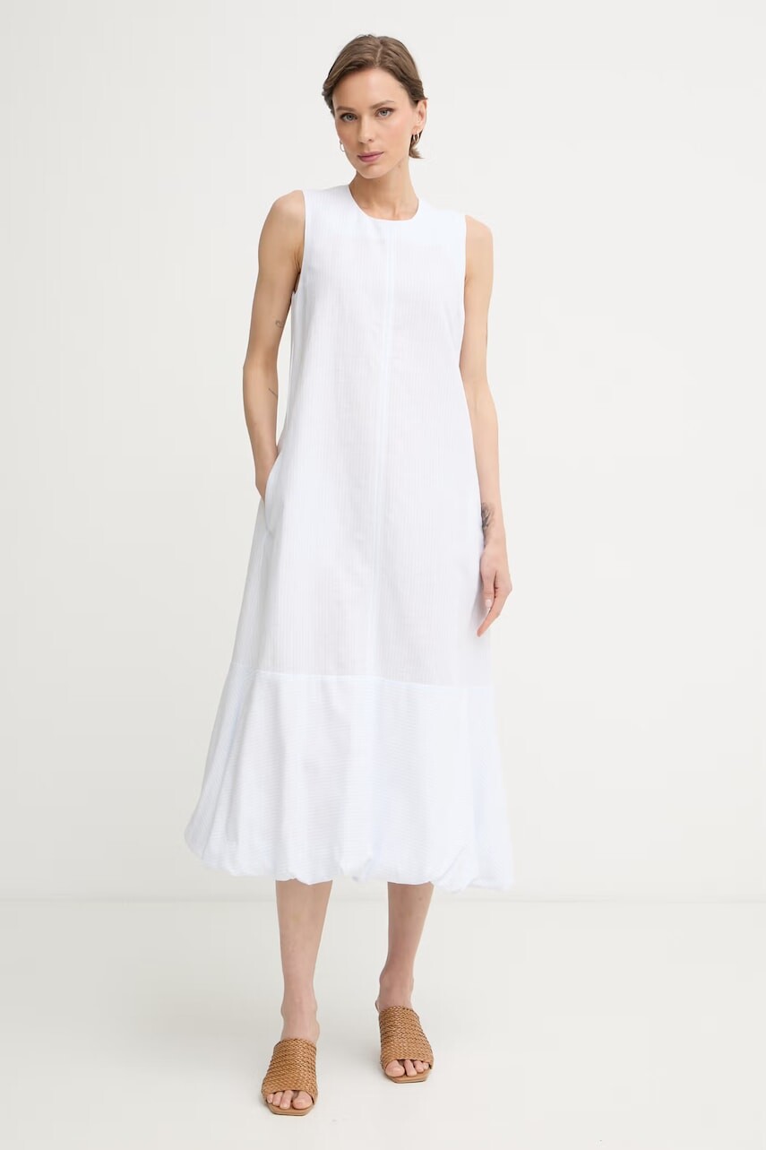MM by Max Mara letné šaty s ľanom SORRISO