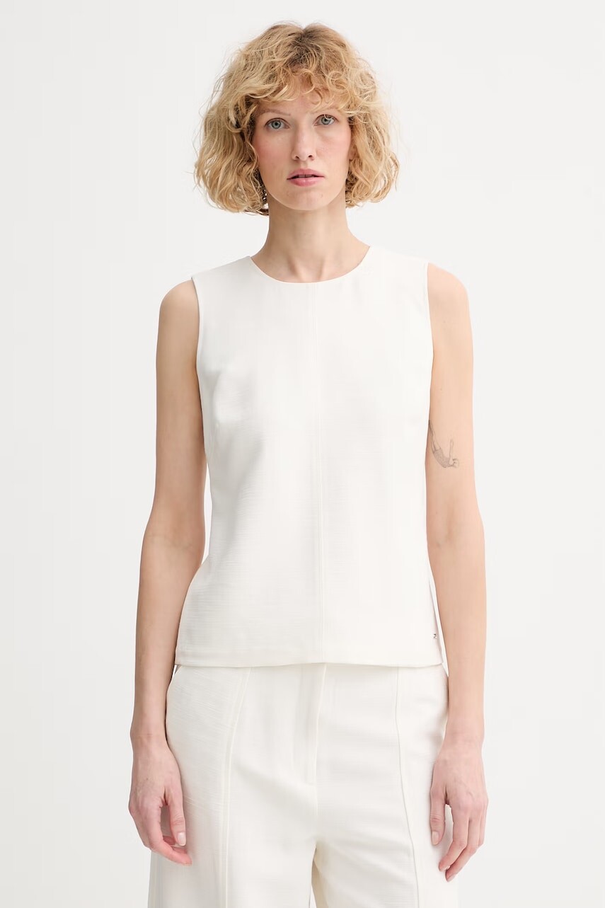 Calvin Klein blúzka s ramienkami dámska s viskózou