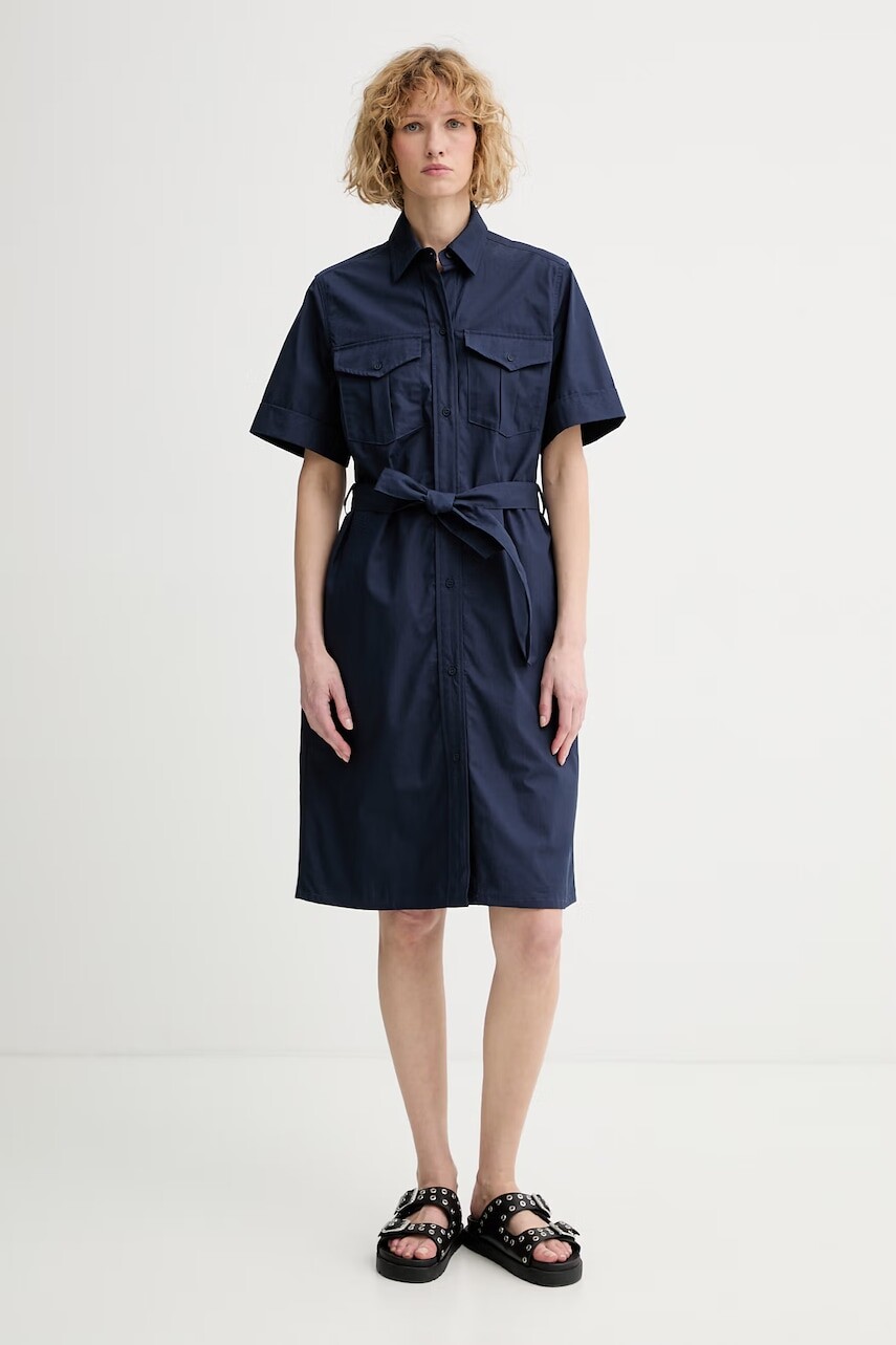 A.P.C. šaty bavlnené ROBE EVY