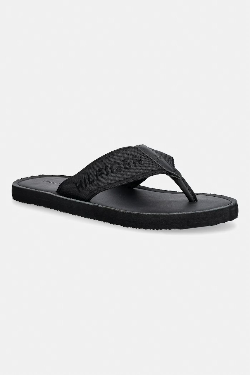 Tommy Hilfiger šľapky pánske HILFIGER LEATHER BEACH SANDAL