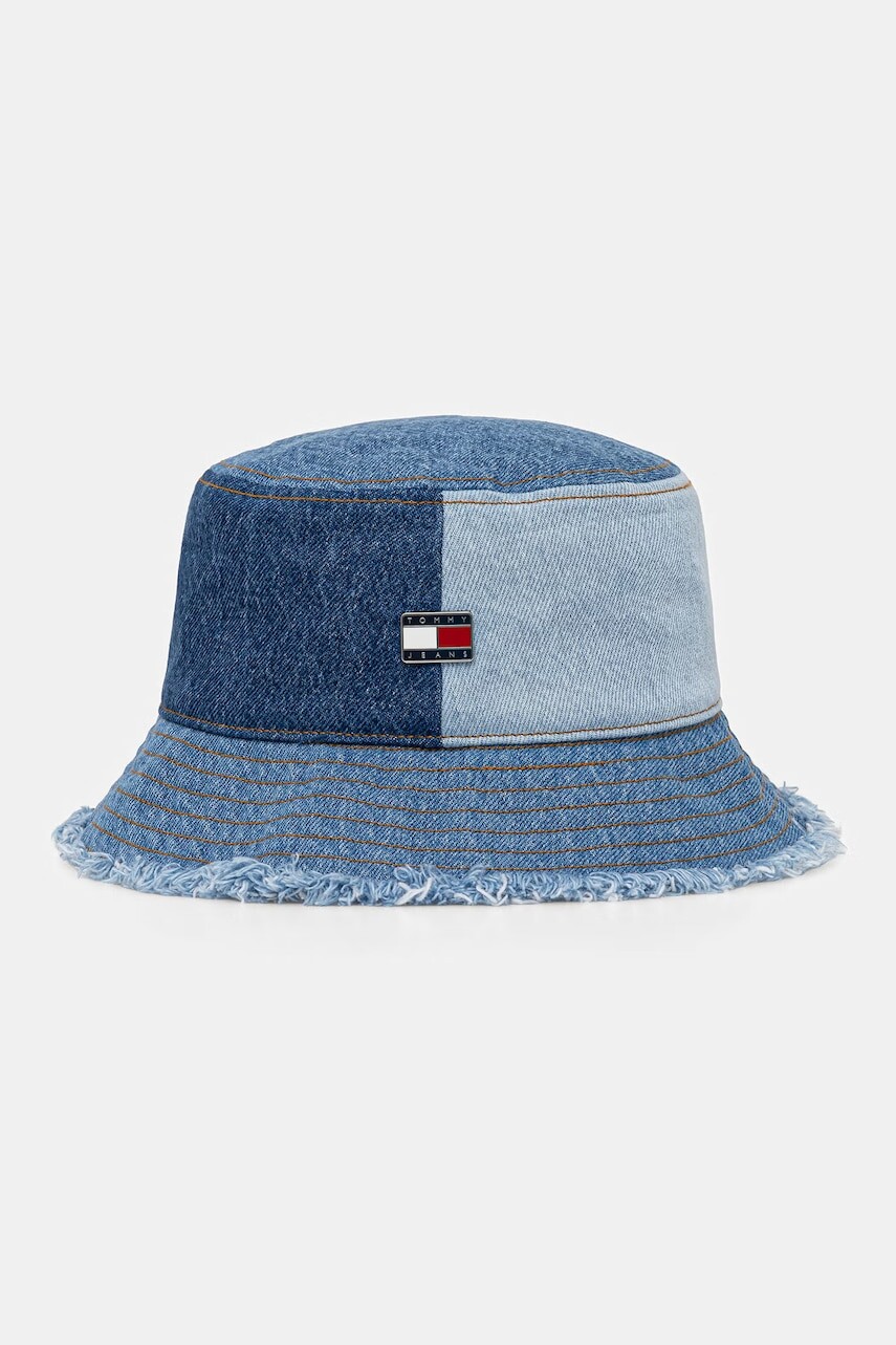 Tommy Jeans Klobúk bucket dámsky rifľový
