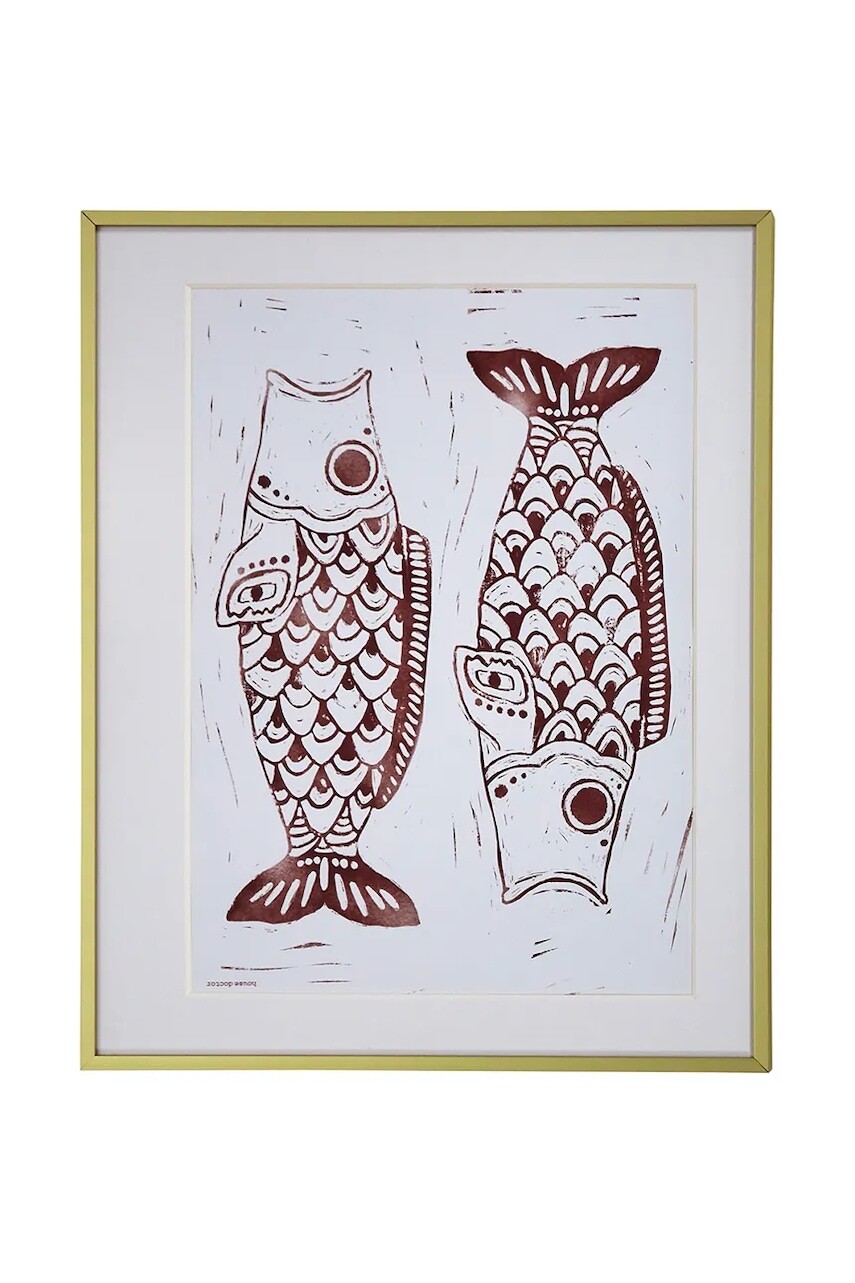 House Doctor dekorácia z kovu 50 x 40 cm