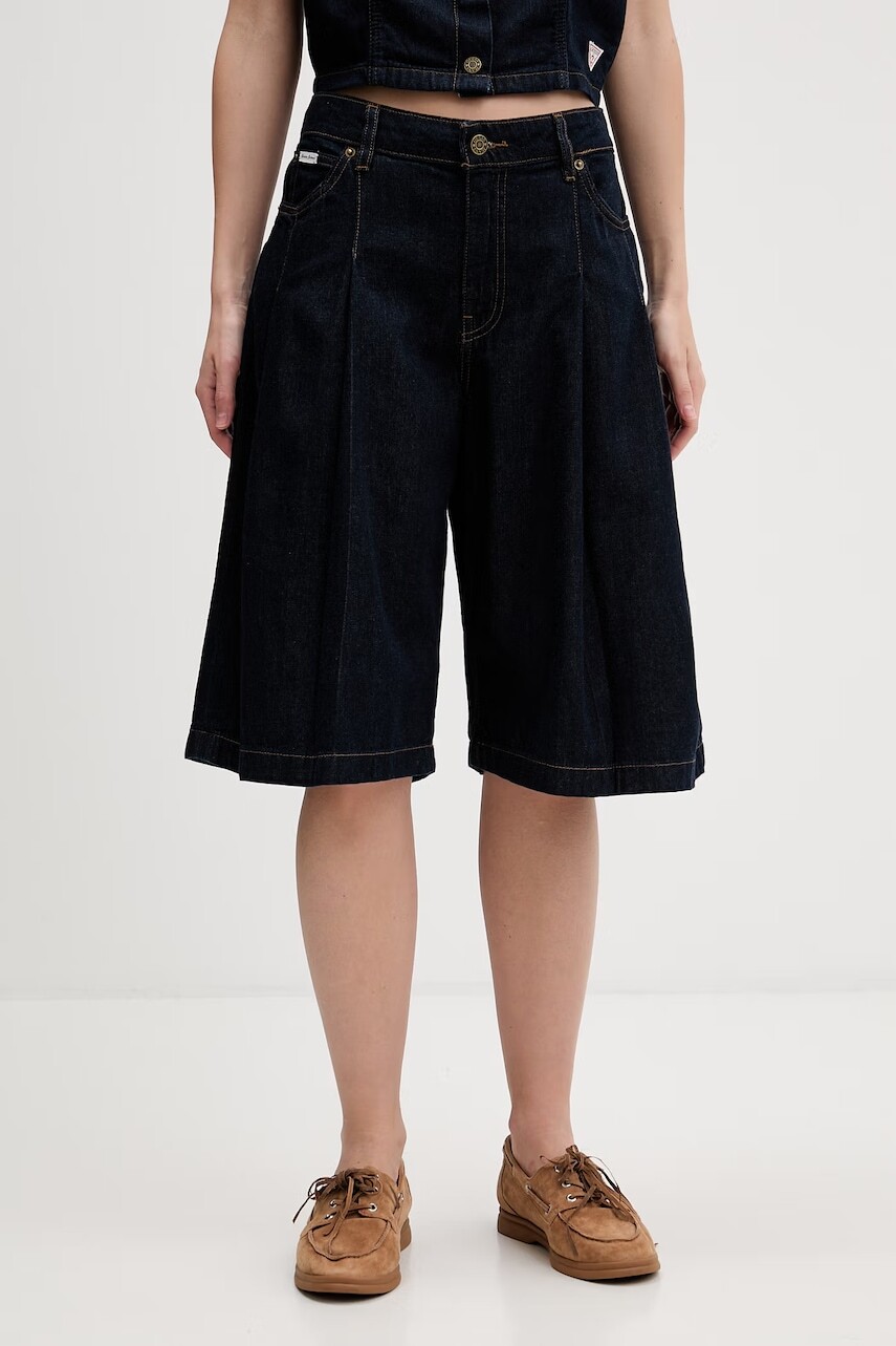 Guess Jeans elegantné šortky dámske rifľové