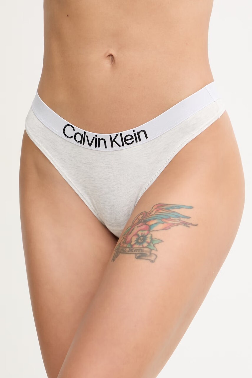 Calvin Klein Underwear tangá dámske bavlnené s elastanom