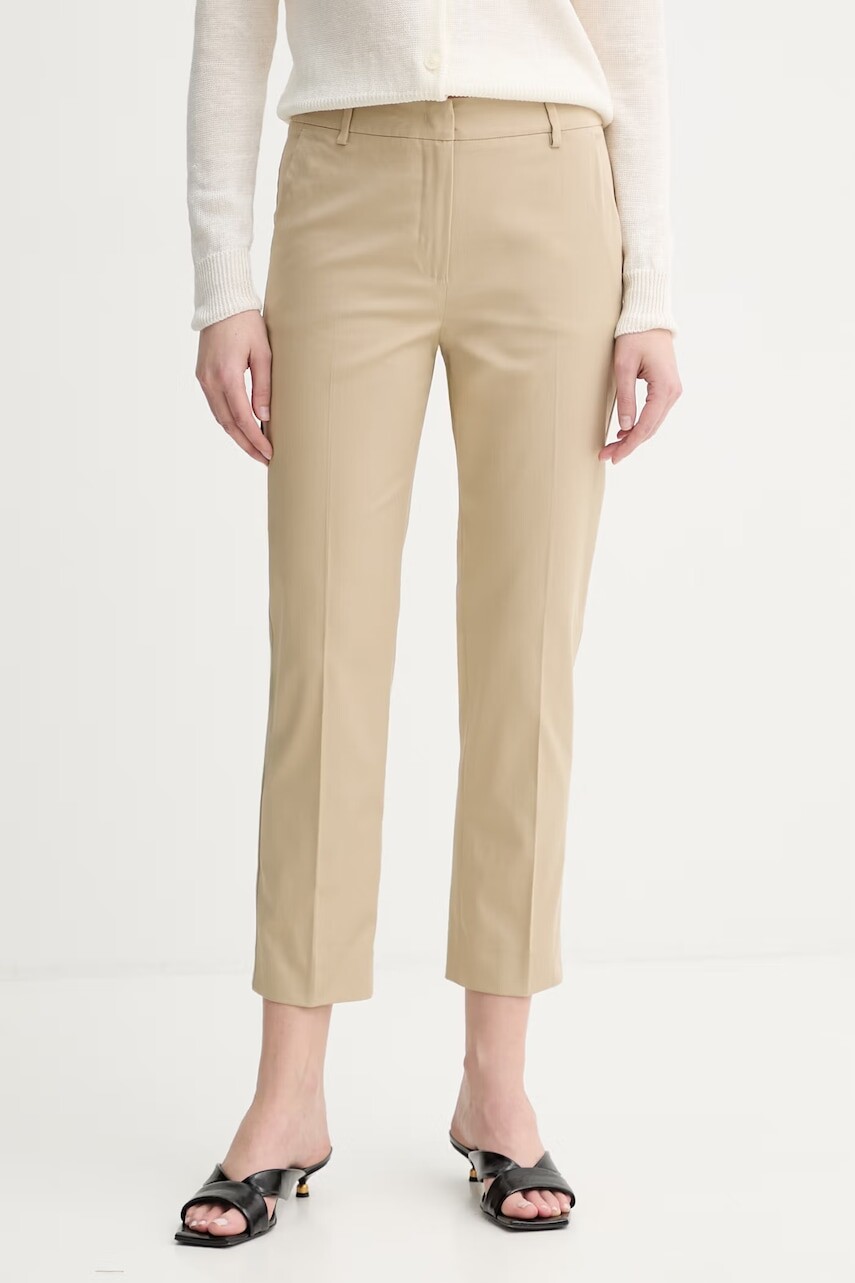 Weekend Max Mara nohavice dámske bavlnené s elastanom CECCO