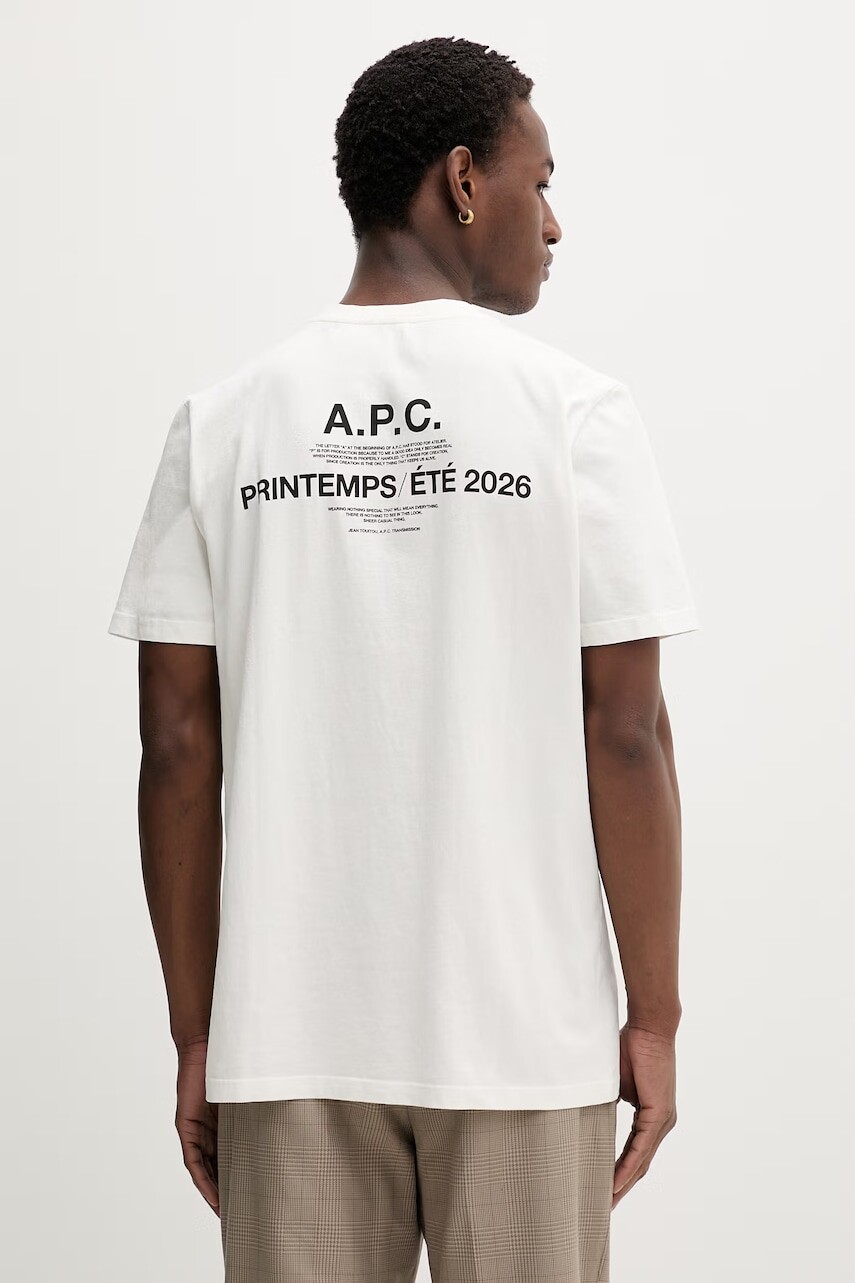 A.P.C. tričko pánske bavlnené