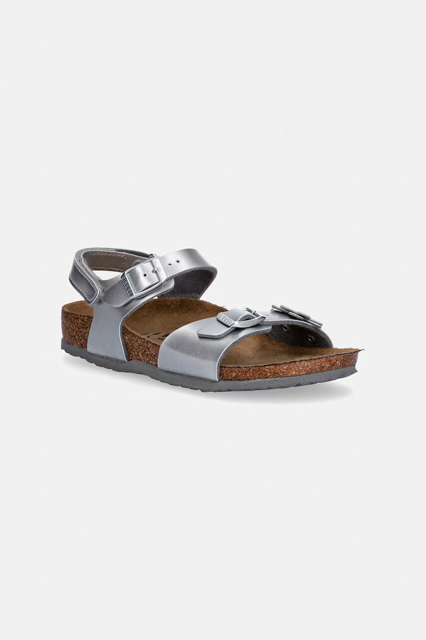 Birkenstock sandále detské kožené Rio AS Kids Flowers