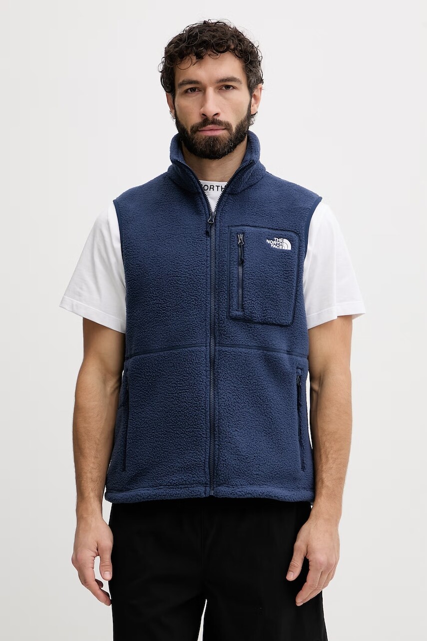 The North Face mikina bez rukávov pánska flísová YUMIORI