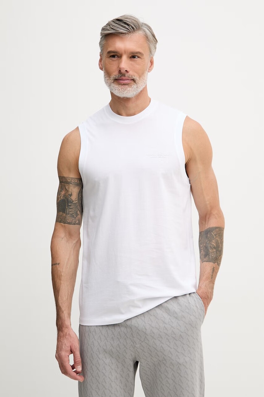 Armani Exchange top pánsky bavlnený