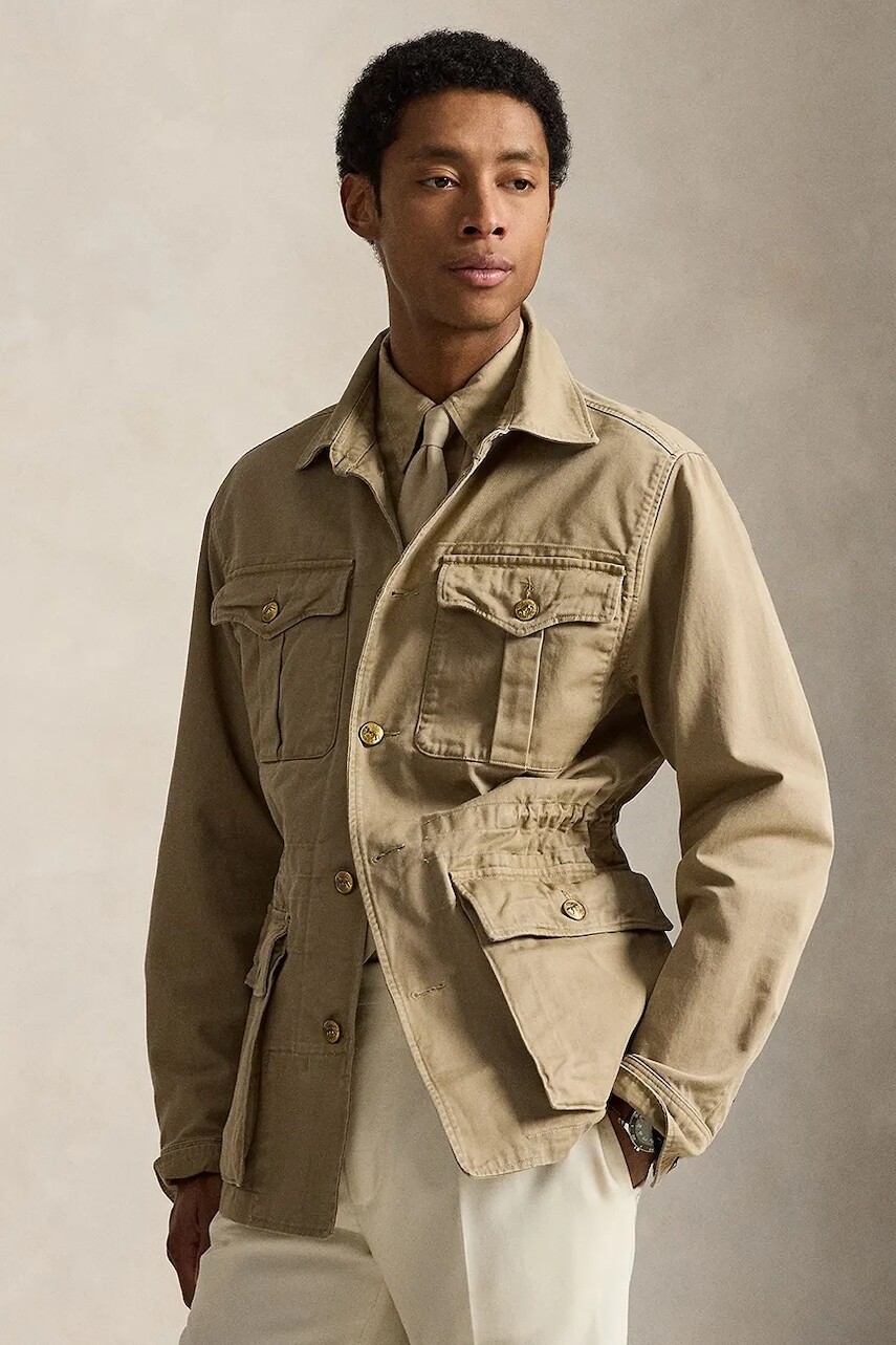 Polo Ralph Lauren prechodná bunda pánska bavlnená